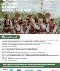 Konferencja 30 WRZEŚNIA 2023 – “Silniejsi razem: aktywnie na drodze do samodzielności”